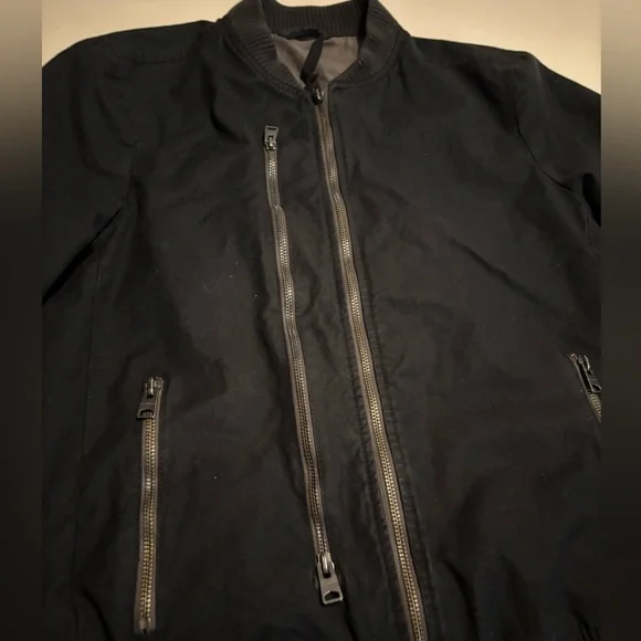 Men’s all saints vintage bomber jacket (the British millerain) - Picture 3 of 7